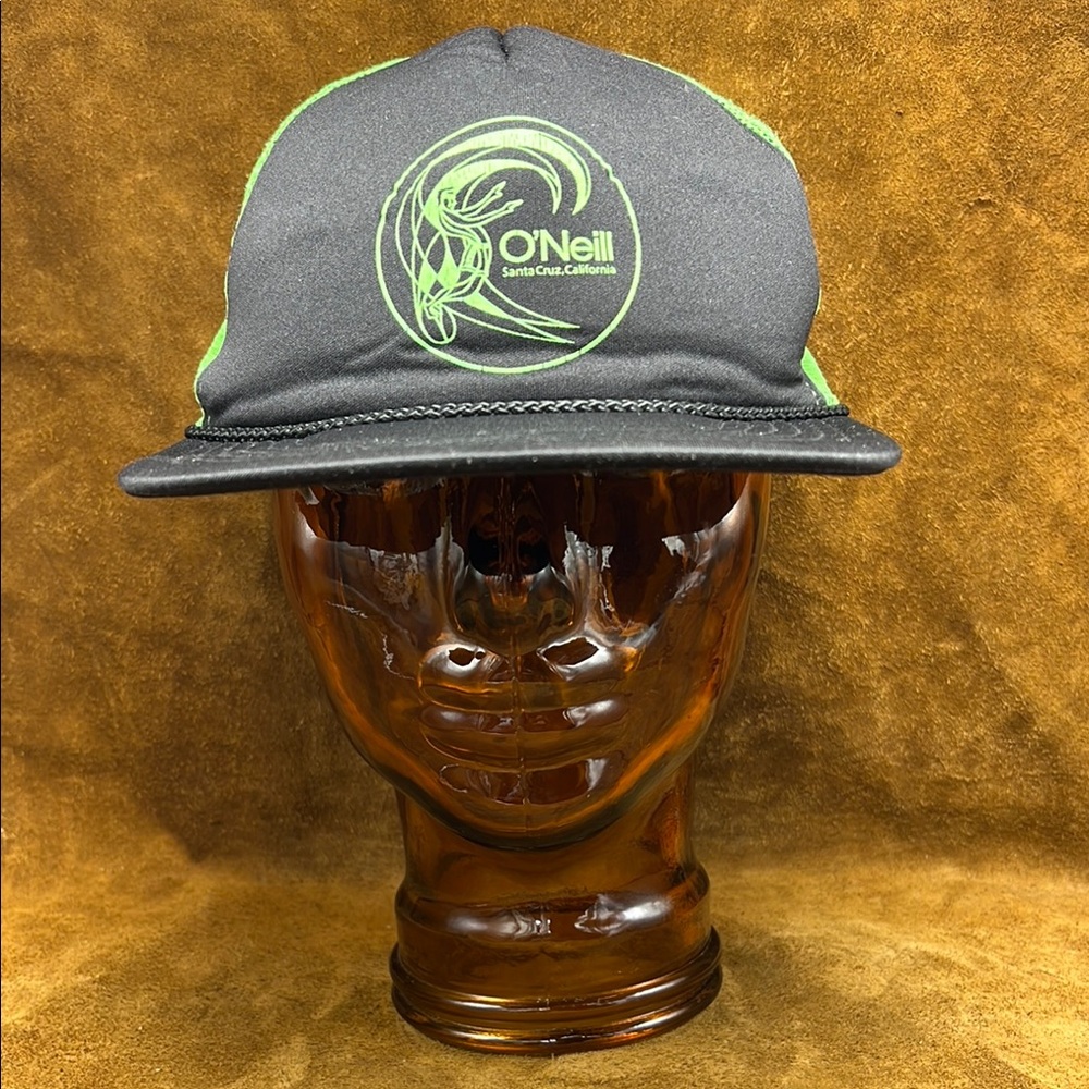 O'Neill Black and Green Cap
